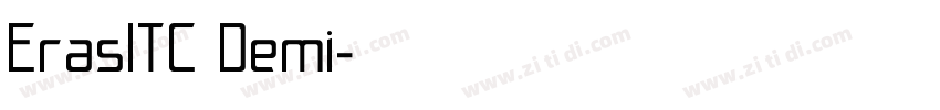 ErasITC Demi字体转换